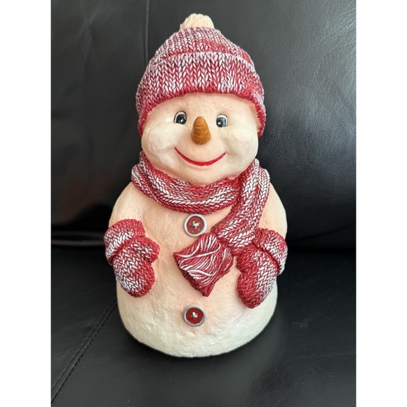 Source Unknown Other - Vtg Rubber Singing Snowman Dances Bops to Frosty the Snowman w Box Christmas 11"